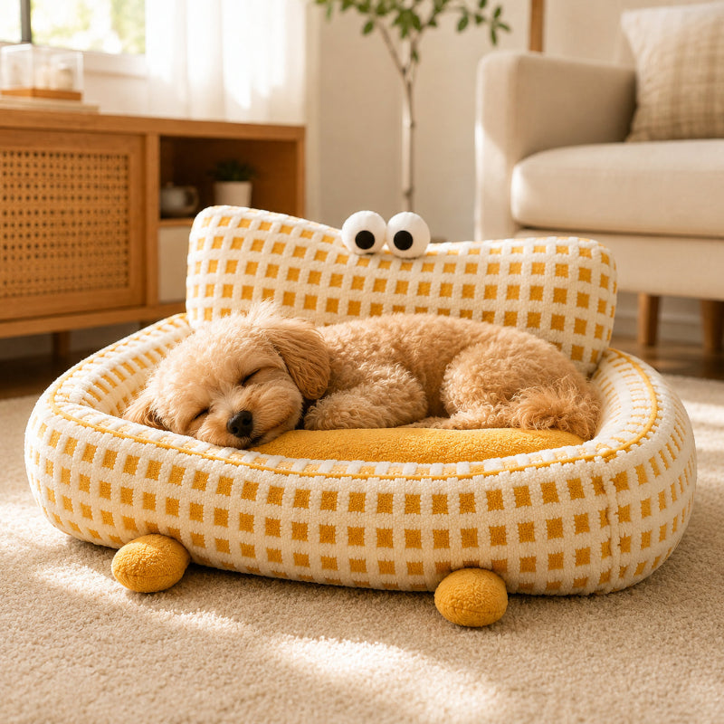 Panier Chien Confort à Rebords – Couchage Rembourré Lifestyle