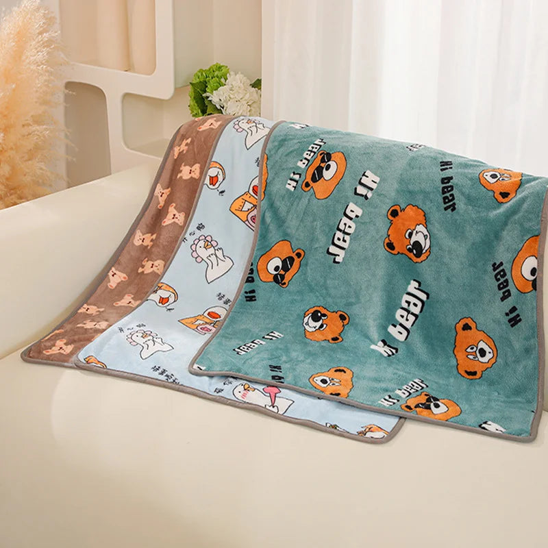 Couverture peluche pour chien – Plaid chaud lavable motifs mignons