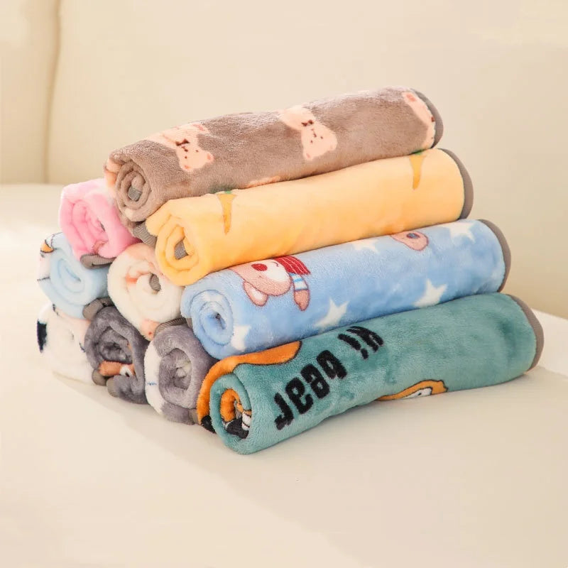 Couverture peluche pour chien – Plaid chaud lavable motifs mignons