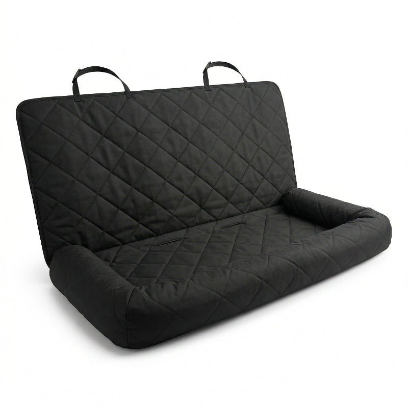 grand panier chien voiture noir