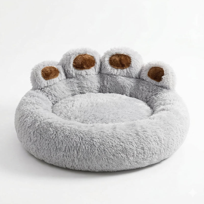 Panier Chien Anti-Stress Donut en Peluche