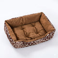 panier chien orthopédique motif girafe