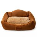 Panier orthopédique pour chien en velours épais