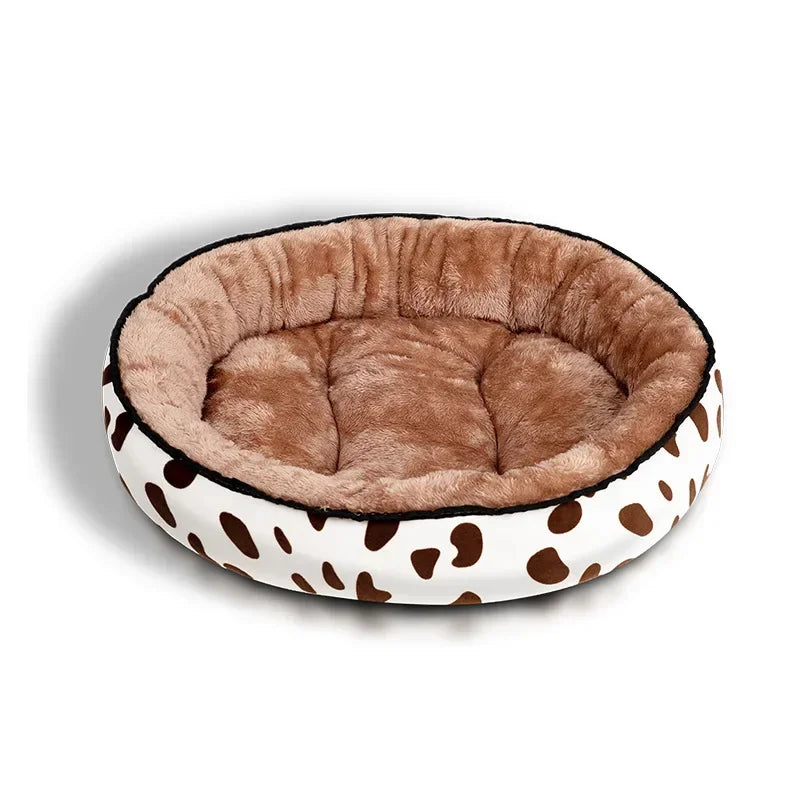 panier chien orthopédique marron