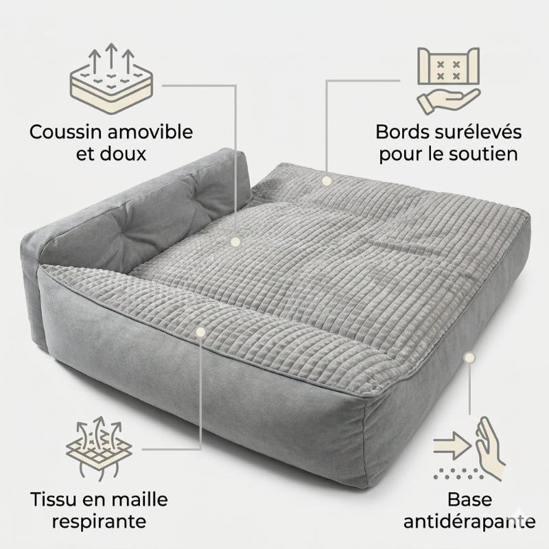 Canapé orthopédique pour chien