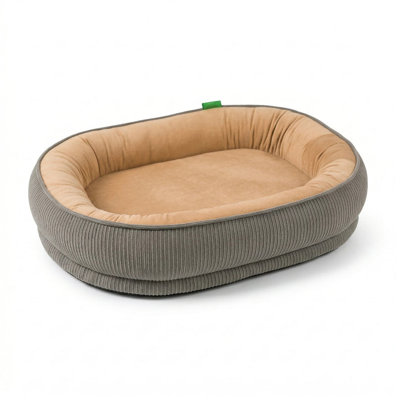 Panier orthopédique rectangulaire pour chien avec coussin épais