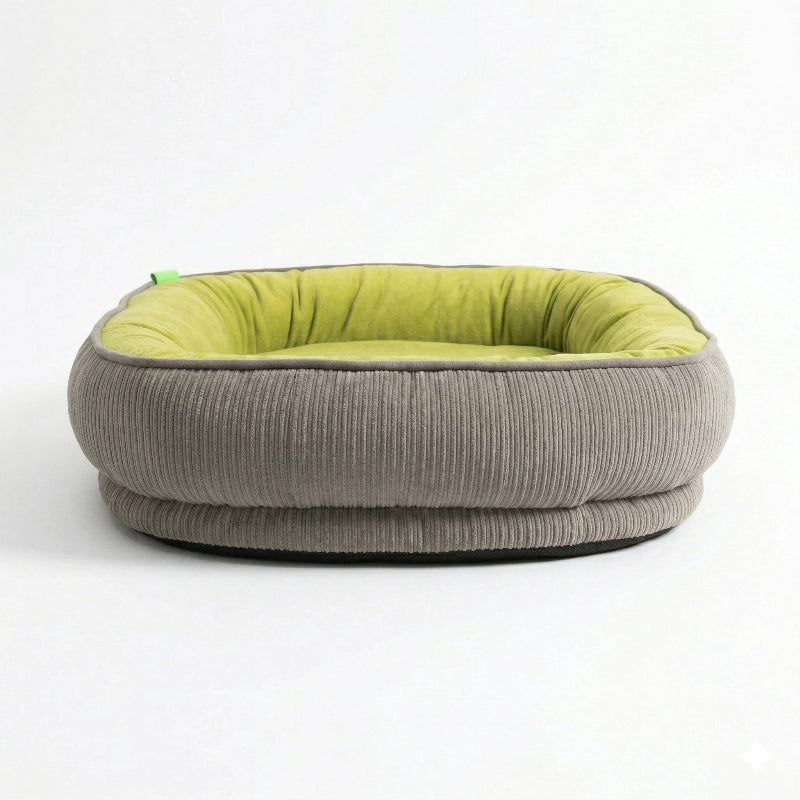 Panier orthopédique rectangulaire pour chien avec coussin épais