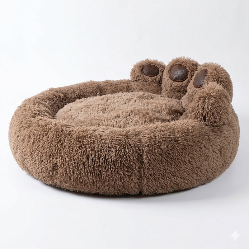 Panier Chien Anti-Stress Donut XXL en Peluche
