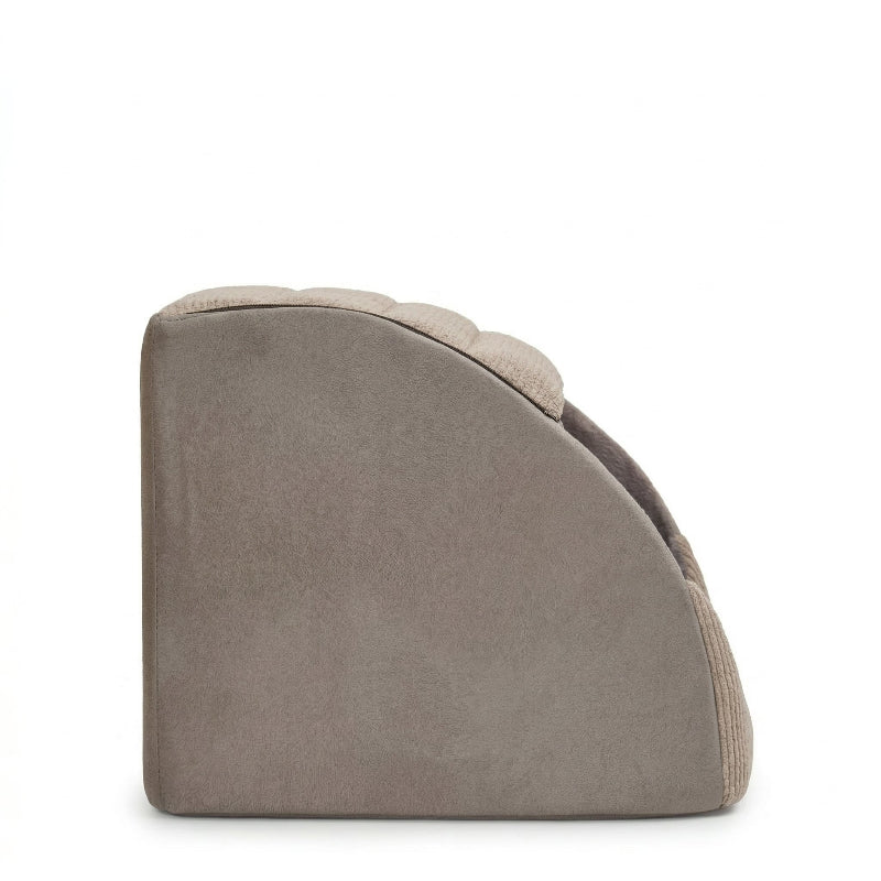 Maison de Couchage Abritée pour Chien en Tissu Matelassé