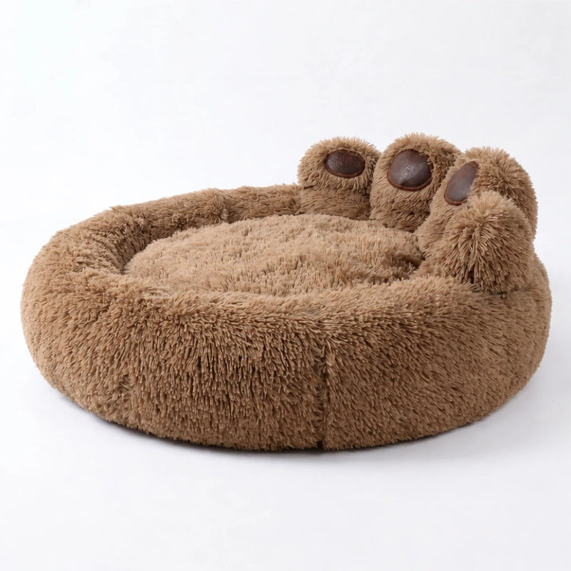 Panier Chien Anti-Stress Donut en Peluche