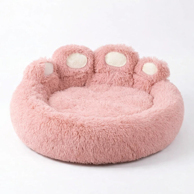 Panier Chien Anti-Stress Donut en Peluche