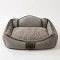 panier chien dehoussable gris