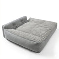 panier chien orthopedique gris