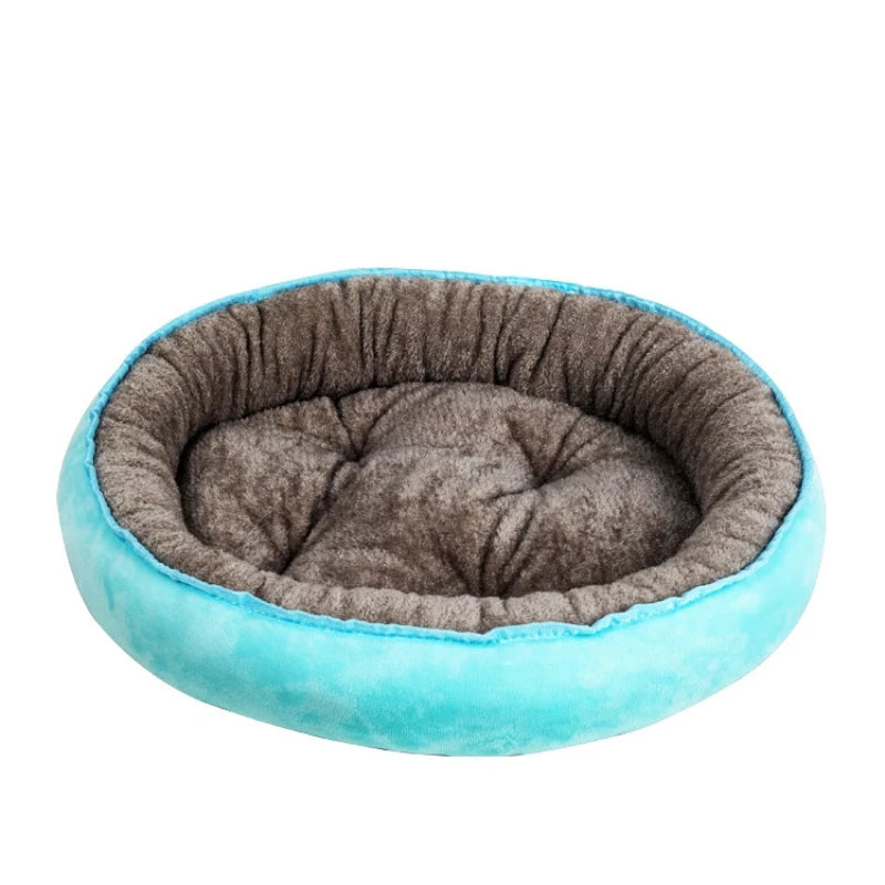 panier chien orthopédique bleu lumineux