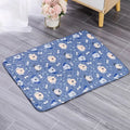 tapis rafraichissant bleu chien