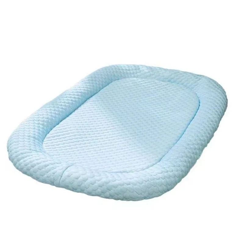 tapis rafraichissant chien bleu