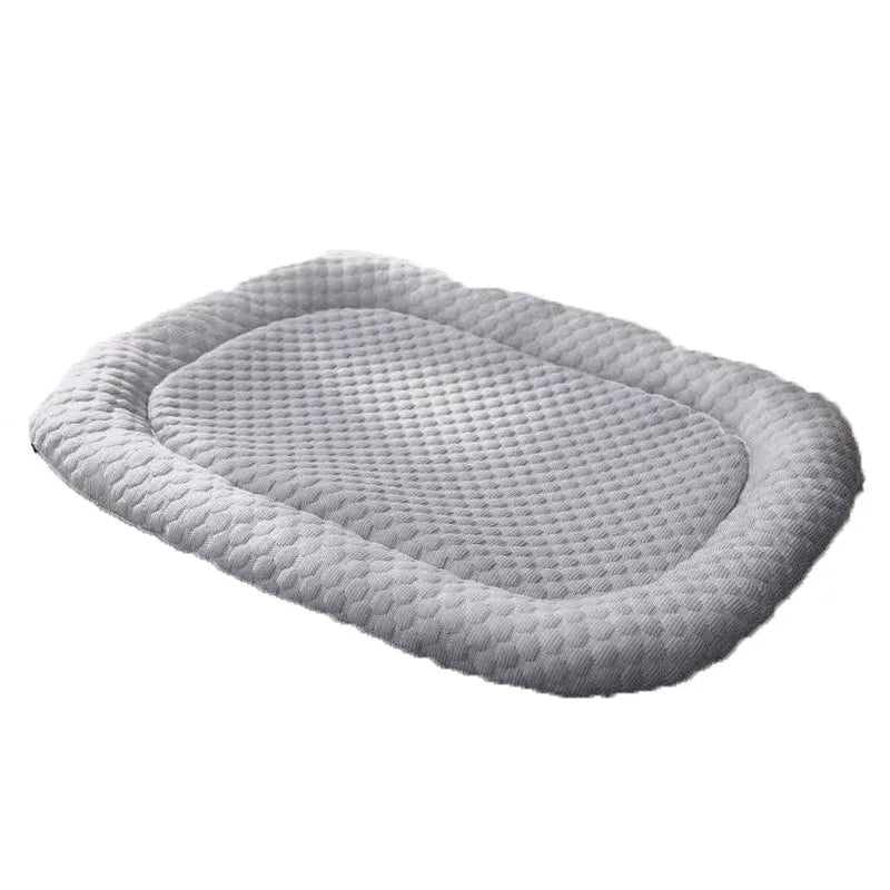 tapis rafraichissant chien gris
